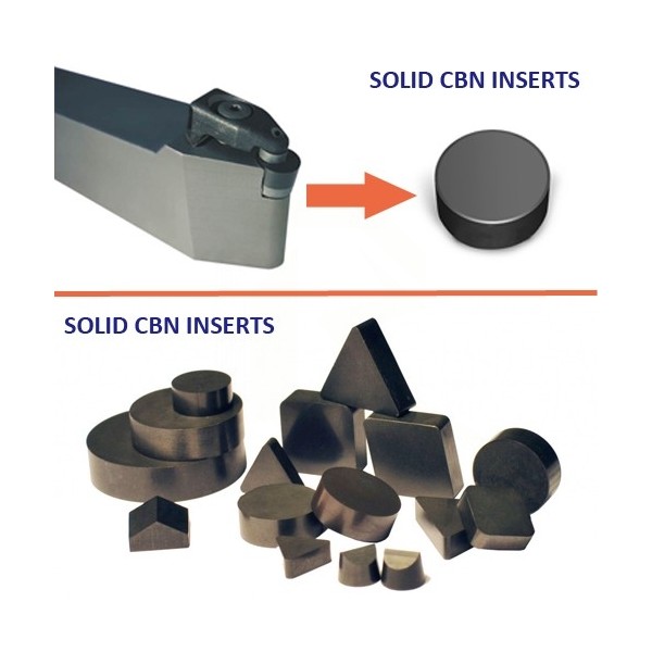 Solid CBN Inserts